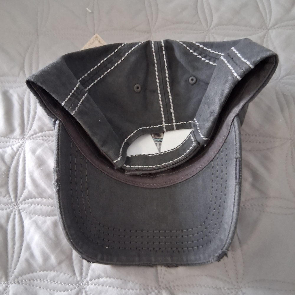 KBETHOS Gray “Sweet Southern & Sassy” Strapback Hat One Size Pink & Gray NWT - Picture 3 of 6